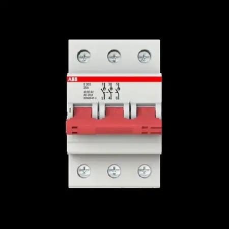 Trennschalter 25A,Schaltgriff grau E203/25G