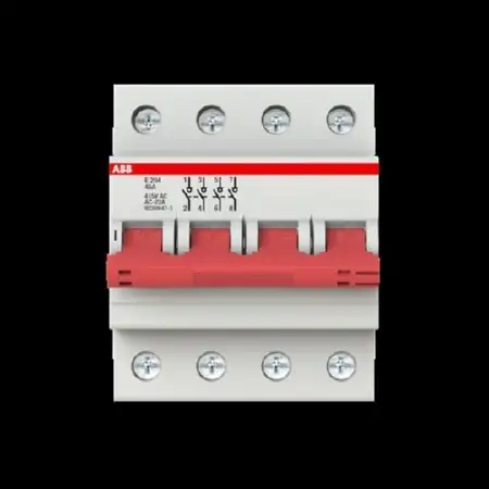 Trennschalter 5A,Schaltgriff rot E204/45R