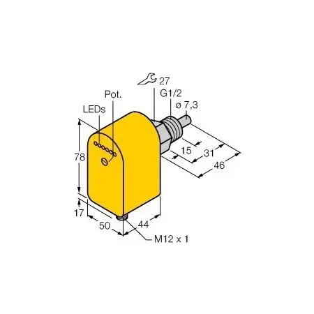 Strömungssensor Eintauchsensor FCS-G1/2A4P-LIX-H114