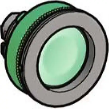 Drucktaster Frontelement 30mm in grün ZB5FA36