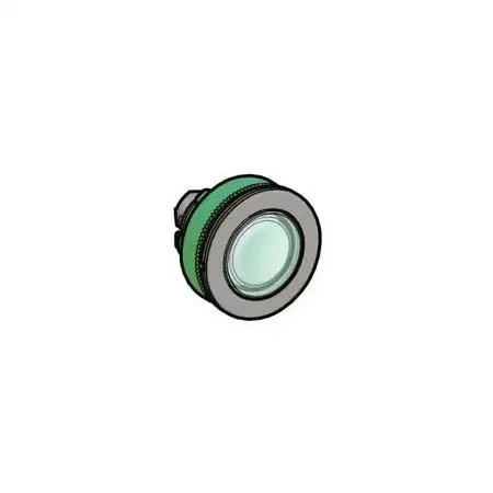 Drucktaster Frontelement 30mm in grün ZB5FA38