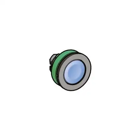 Drucktaster Frontelement 30mm in blau ZB5FA6