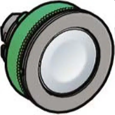 Drucktaster Frontelement 30mm in grau ZB5FA8