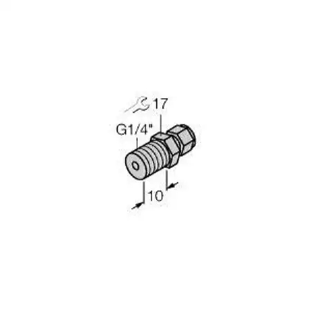 Klemmringverschraubung CF-P-6-G1/4-A4
