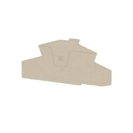 Abschlussplatte 112.64mmx2.1mm,dunkelbeige AEP 2T 2.5 3C