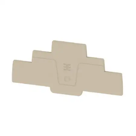 Abschlussplatte 104.3mmx2mm,dunkelbeige AEP 3T 1.5