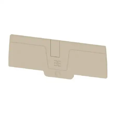 Abschlussplatte 100.3mmx2mm,dunkelbeige AEP 4C 6
