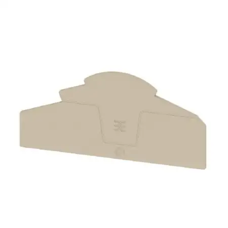 Abschlussplatte 109mmx2.1mm,dunkelbeige AEP TTB 6 PG