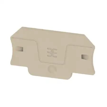 Abschlussplatte 58mmx2.1mm,dunkelbeige ALEP 2C 4