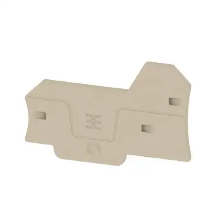 Abschlussplatte 69.6mmx2.1mm,dunkelbeige ALEP 3C 4