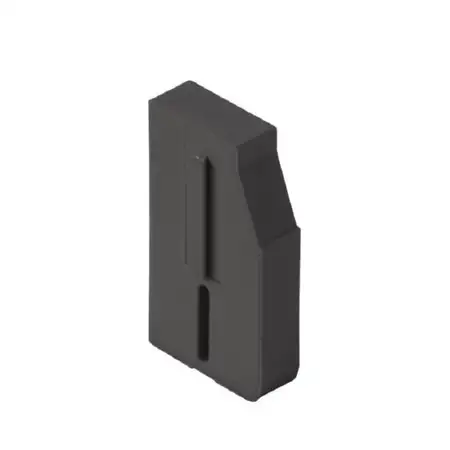 Abschlussplatte 20.5mmx4mm DP VWGK 4 BK BX