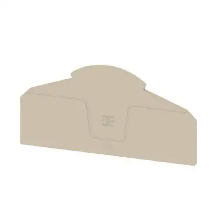 Abschlussplatte 100mmx2.1mm,dunkelbeige EP TTB 6