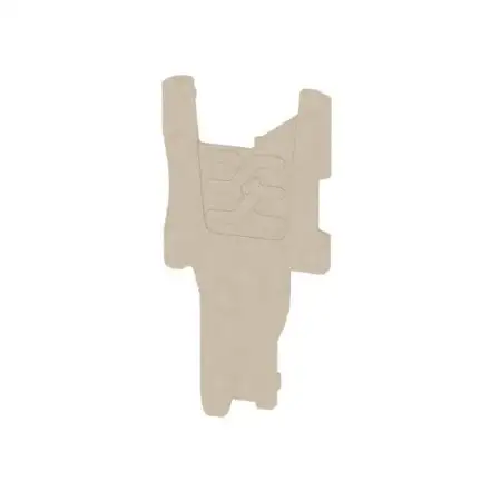 Abschlussplatte 14mmx0.5mm,dunkelbeige MCV APG 1.5