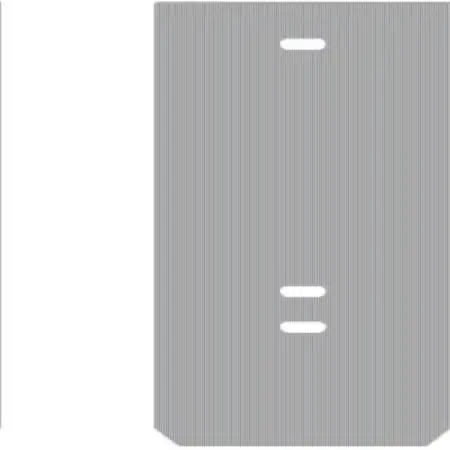 Abschlussplatte 37.45mmx2mm,dunkelbeige WAP WFF120
