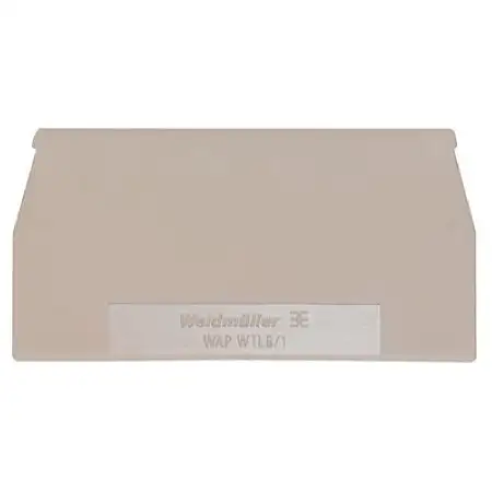 Abschlussplatte 82.2mmx1.5mm,dunkelbeige WAP WTL6 SL 4-6