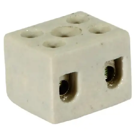 Keramische Klemme AK 3/6 A 3polig 6qmm max. 32A 3700402
