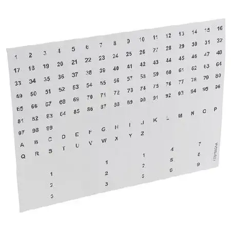 Zahlen Von 1-99 Buchstaben Von A-z 04969 004969