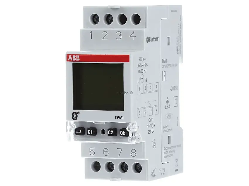 Wochen-Zeitschaltuhr 1-Kanal Bluetooth DW 1