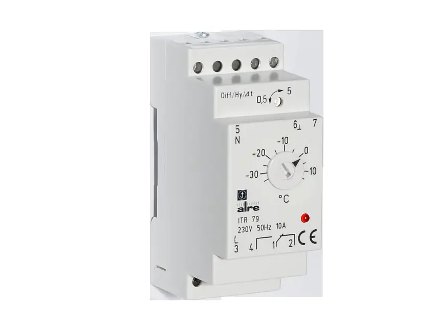 Hutschienenregler elektron,-35bis+15Gr ITR 79.402