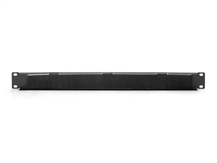 Kabelbürstenleiste 1HE, schwarz DN-97661