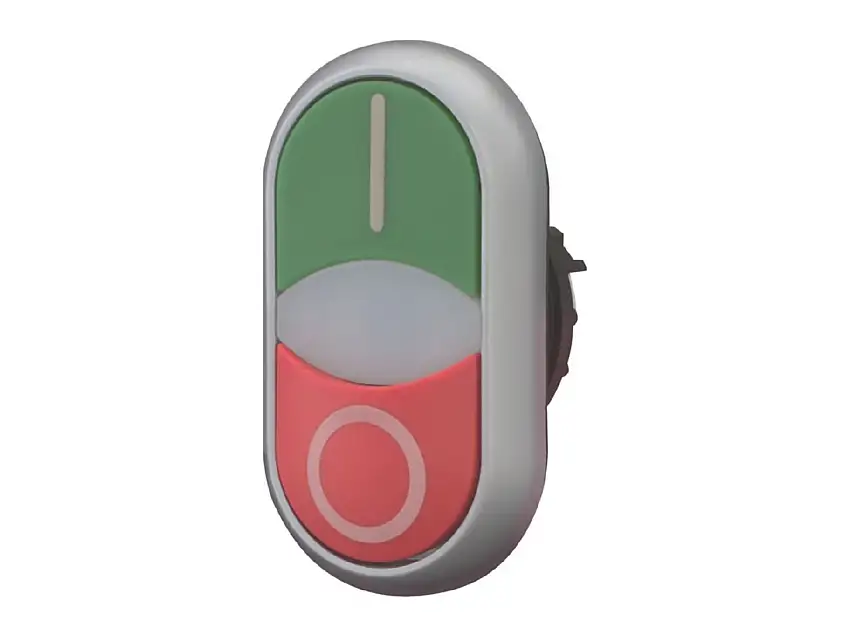 Doppeldrucktaste mit Leuchtmelder M22-DDLM-GR-X1/X0