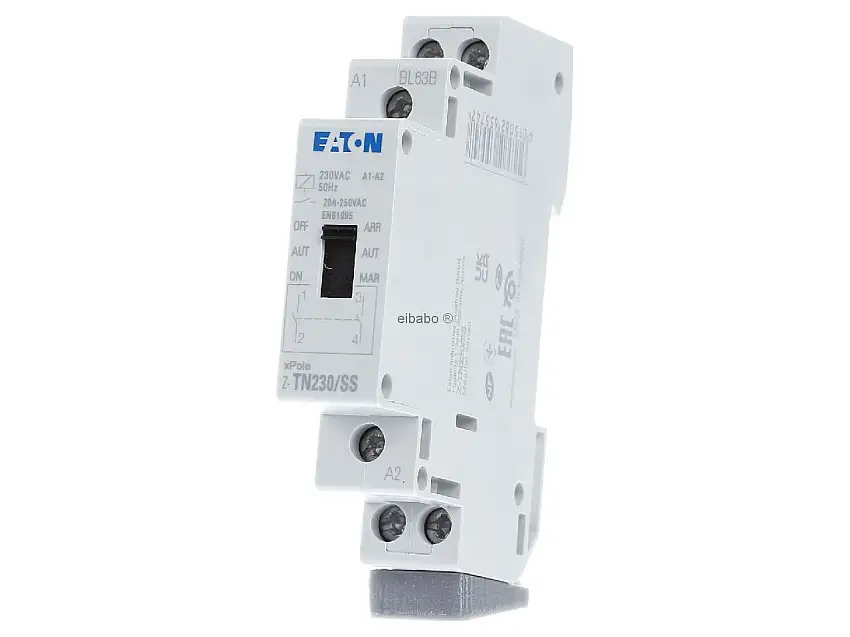 Vorwahl-Relais 230VAC/50Hz, 2S, 20A Z-TN230/SS