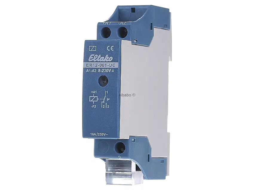 Steuerrelais 1 Wechsler, auch als Koppelrelais einsetzbar, potentialfrei, 16A/250V ER12-001-UC
