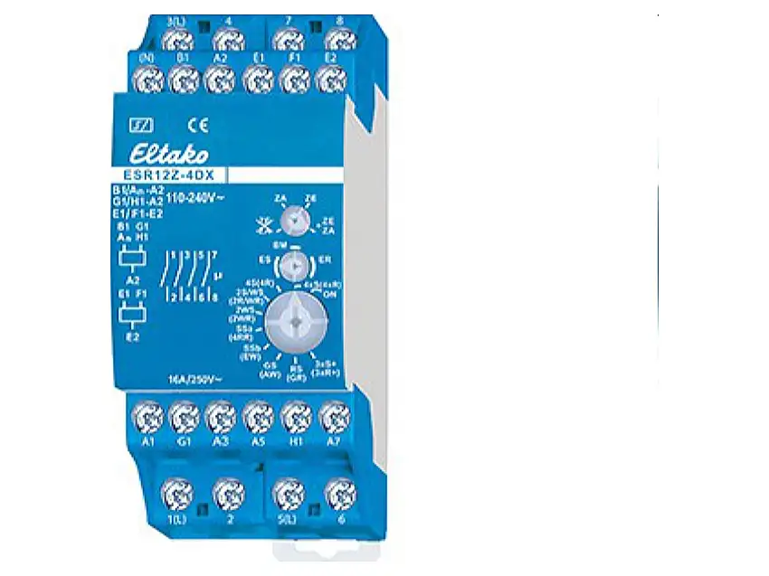 Stromstoß-Schaltrelais 4 x 1 Schließer 16A ESR12Z-4DX/110-240V