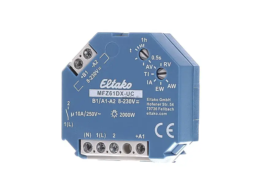Zeitrelais, Multifunktion 0,1s-1h, 10A, 1W MFZ61DX-UC