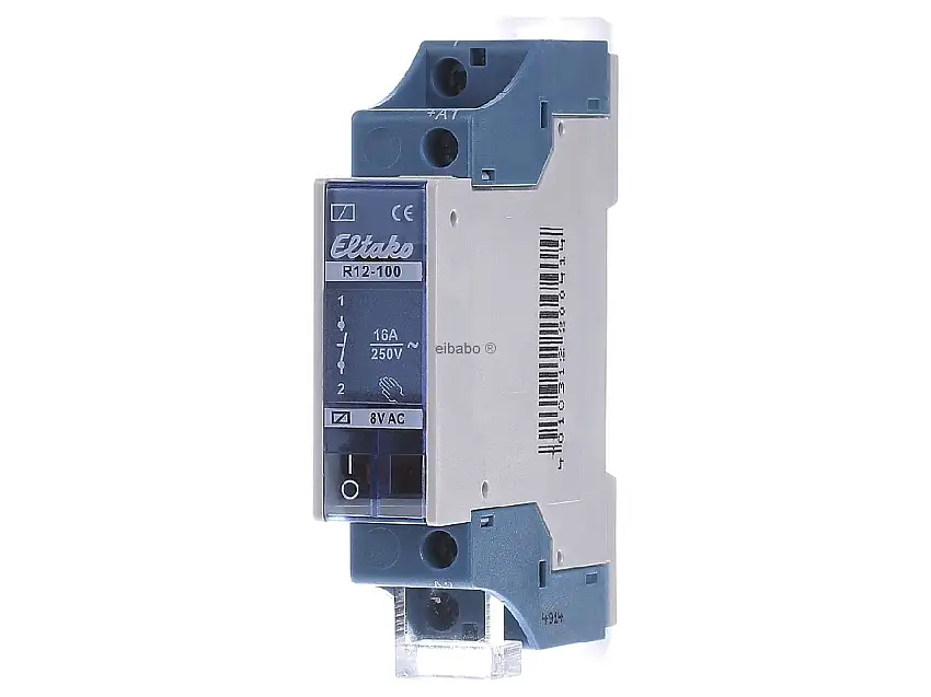 Schaltrelais f.Reihen-EB 1S 16A R12-100-8V