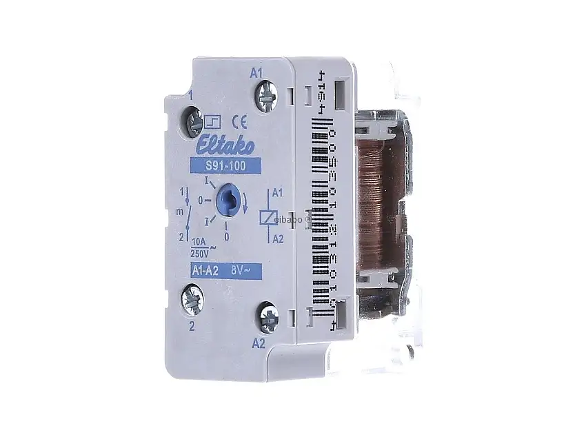 Stromstoßschalter für EB/AP 1S 10A S91-100-8V