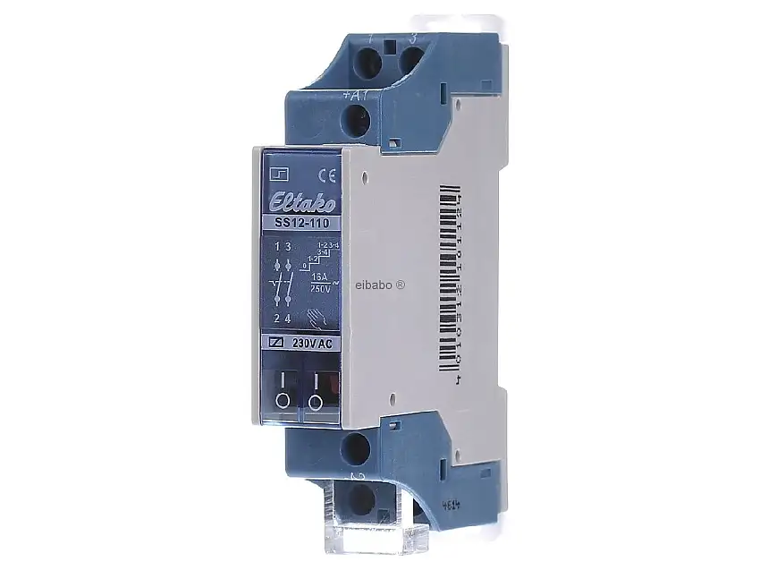 Stromstoß-Serienschalter 1+1S 16A/250V SS12-110-230V