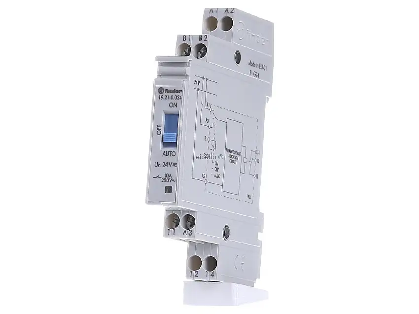 Auto-Off-On-Relais 1W 10A 24VAC/DC 19.21.0.024.0000