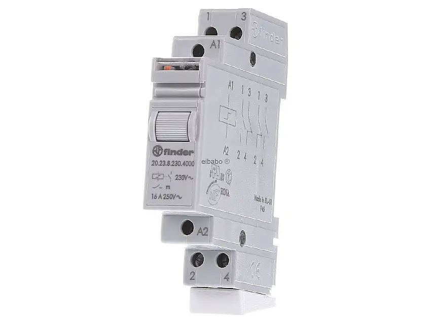 Stromstoßschalter für DIN-Schiene 1S/1Ö 20A 230V AC 20.23.8.230.4000