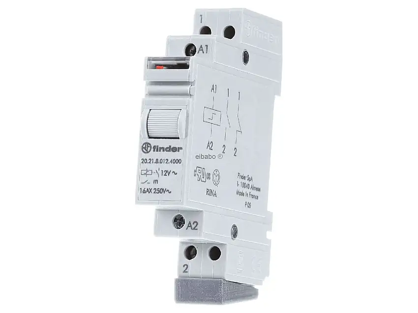 Stromstoßschalter für DIN-Schiene 1S 20A 12VAC 20.21.8.012.4000