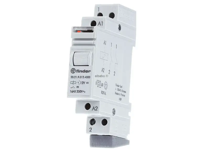 Stromstoßschalter für DIN-Schiene 1S 20A 12VDC 20.21.9.012.4000