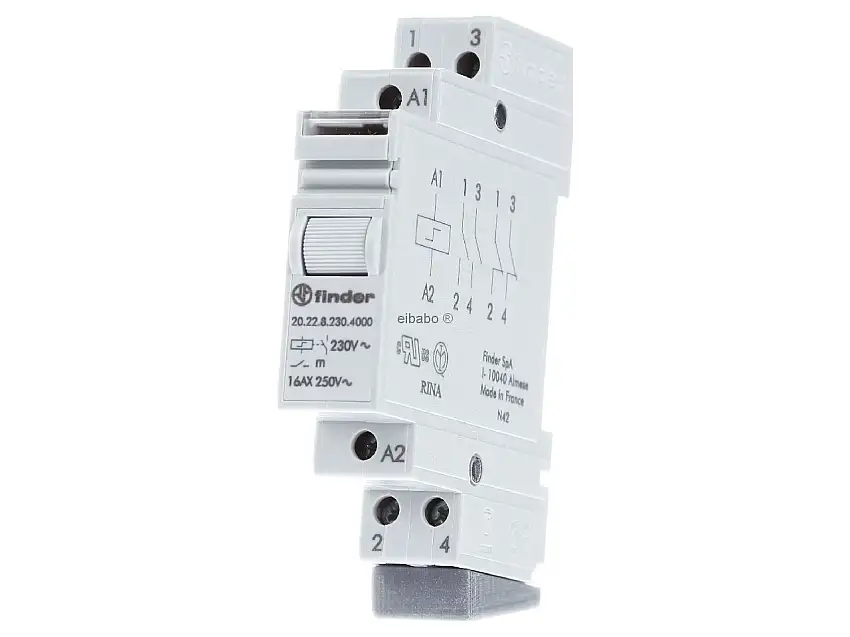 Stromstoßschalter für DIN-Schiene 2S 20A 230V AC 20.22.8.230.4000