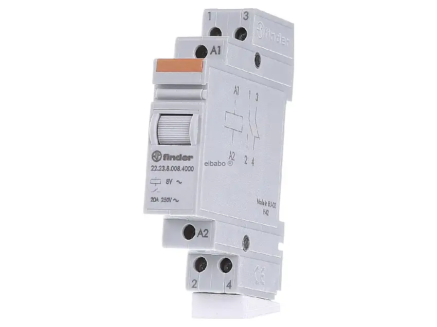 Installationsrelais 1S/1Ö 20A 8VAC 22.23.8.008.4000