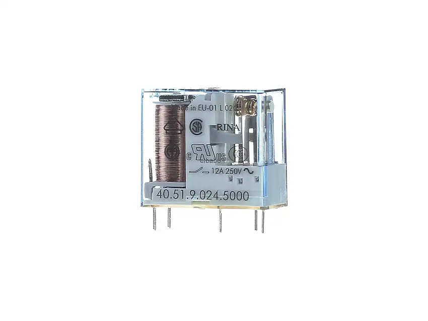 Steck/Printrel.24VDC 1W10A Raster 5mm Gold-K. 40.51.9.024.5000