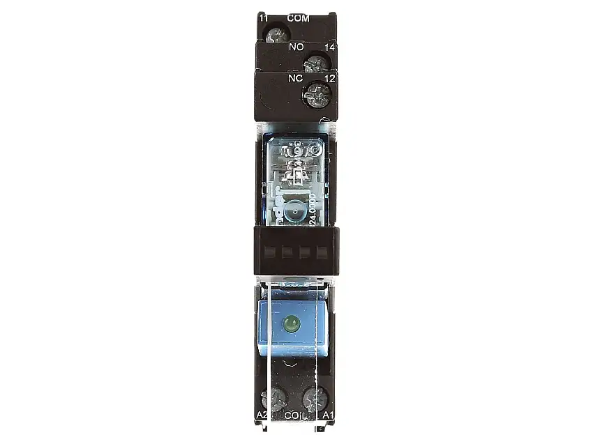 KOPPEL-RELAIS 1W, 24V/DC, F ASSUNG SCHWARZ (VPE= 49.31.9.024.0052