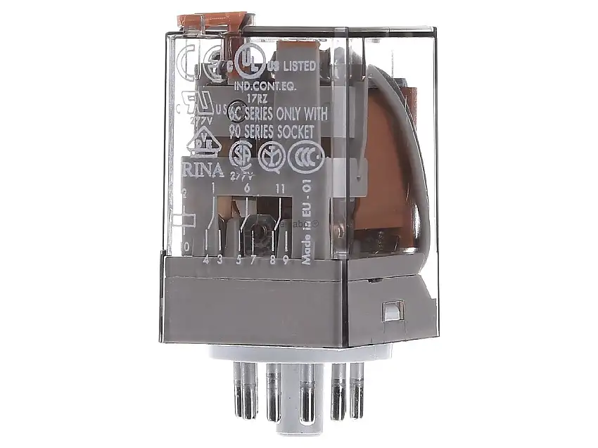 Ind-Rel.11polig24VAC 3W 10A für Fas. 90.73/112 60.13.8.024.0040