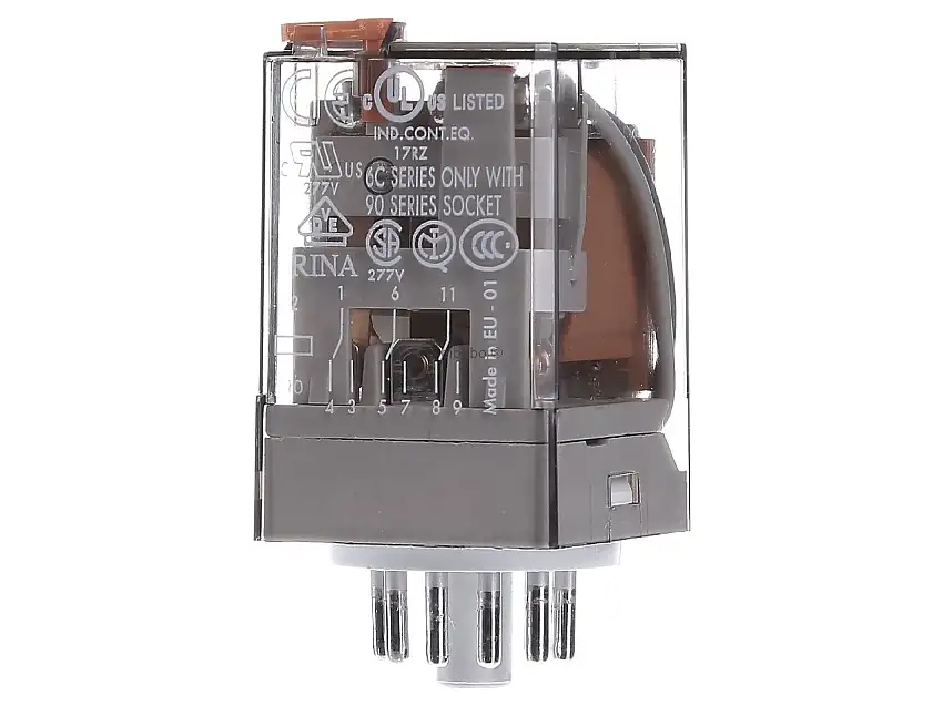 Ind-Rel. 11polig 230V AC 3W für Fas. 90.73/112 60.13.8.230.0040