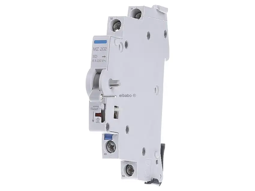 Signalkontakt für LS-Schalt. 6A,1 Schließer + 1 Öffner MZ202