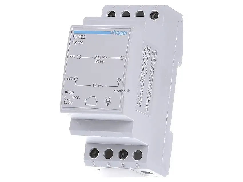 Sicherheitstrafo 230V/12V 18VA 2PLE ST320