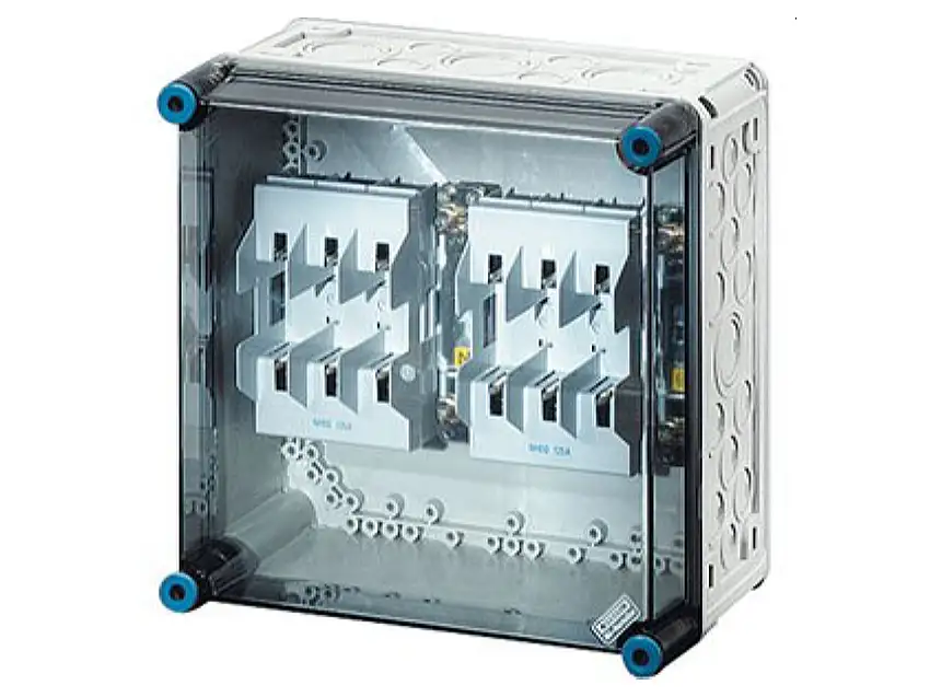 Sicherungsgehäuse 2xNH00 3polig 125A+PE+N Mi 4250