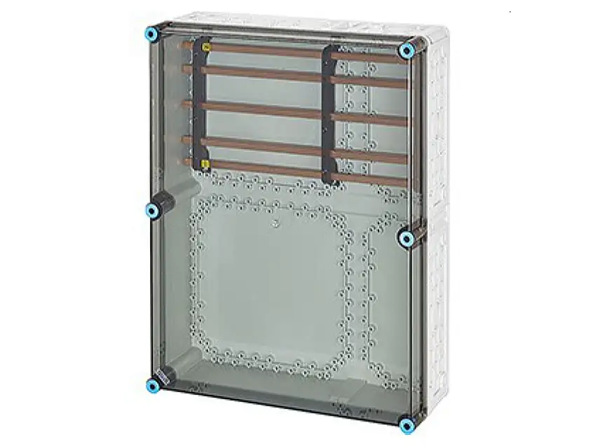 Mi-Sammelschienengehäuse 600x450mm, 250A, 5p. Mi 6657