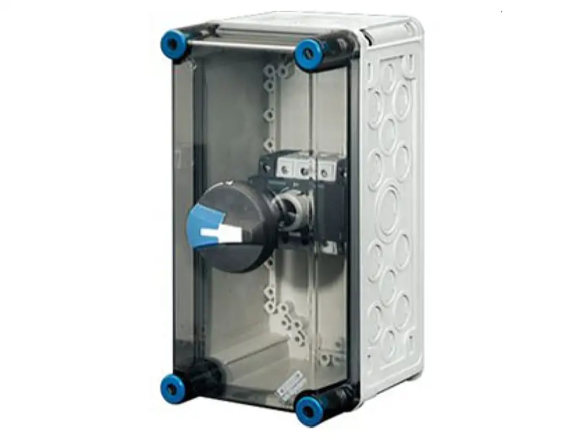 Mi-Lastschaltergehäuse 63A, 4polig+PE Mi 7104