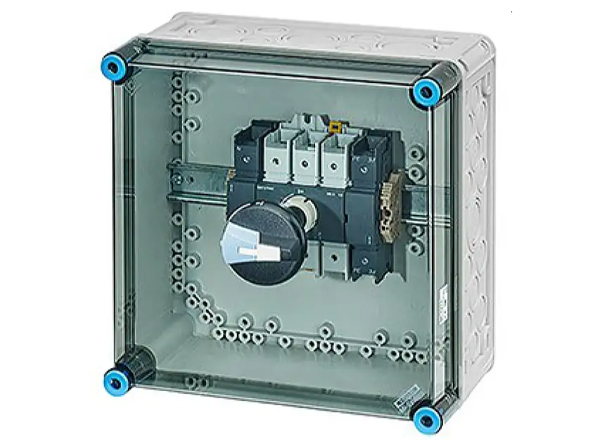 Mi-Lastschaltergehäuse 125A, 3polig+PE+N Mi 7215