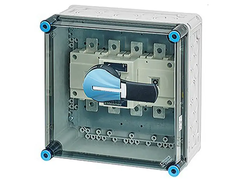 MiLasttrennschaltergehäuse 250A, 4polig + PE Mi 7254