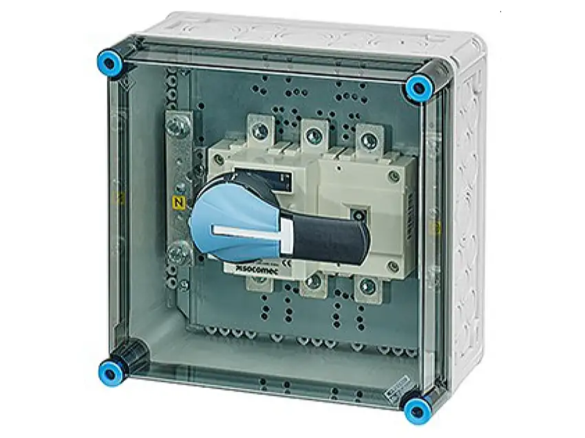 Mi-Lastschaltergehäuse 250 A, 3polig+PE+N Mi 7255